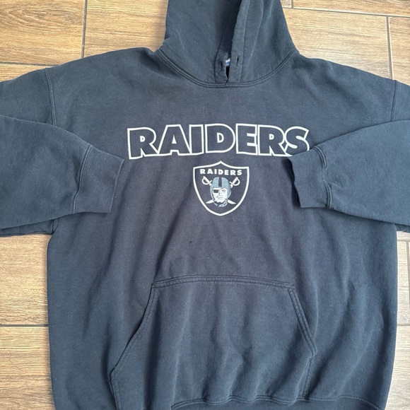 Oakland Raiders Hoodie Sweatshirt   Size XL - Picture 4 of 8